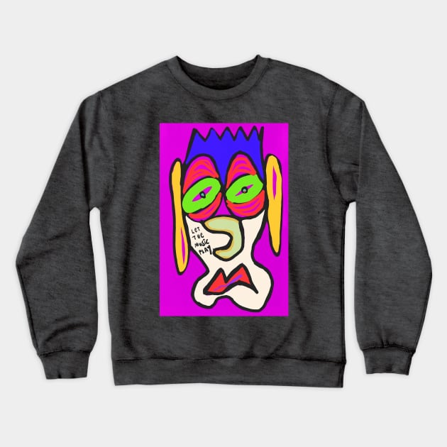 Let The Music Play Crewneck Sweatshirt by BEERDER